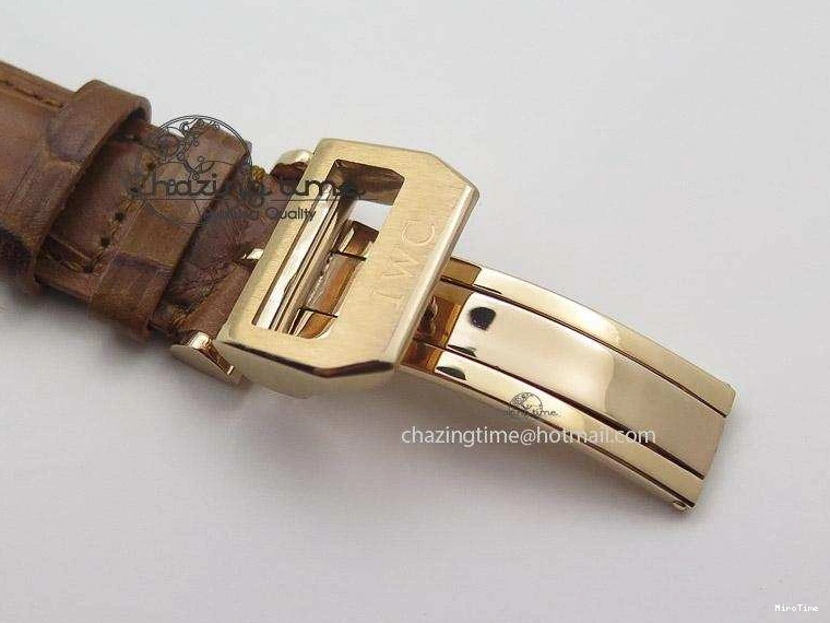 MIROTIME 0520 Youthful Pilot Chrono RG 3878 Gray Dial on Light Brown Leather Strap A 7394